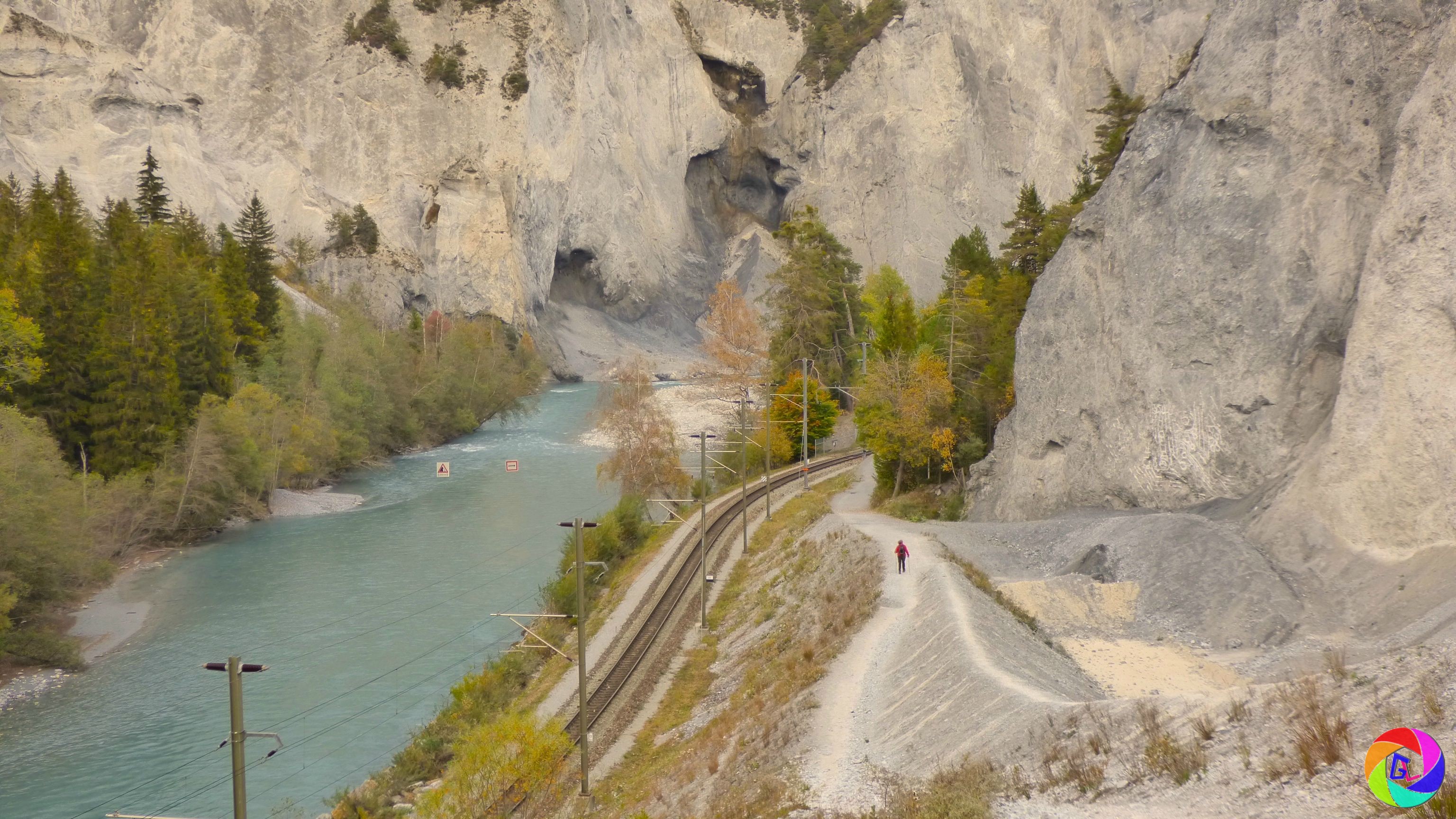 Rhine Gorge in Switzerland
